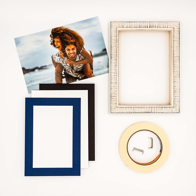11x14 Mat for 8.5x11 Photo - Precut Bottle Blue Picture Matboard for Frames Measuring 11 x 14 Inches - Bevel Cut Matte to Display Art Measuring 8.5 x 11 Inches - Acid Free Pack of TEN MATS