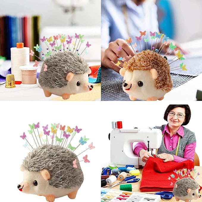 Hedgehog Shaped Pin Cushion Sewing Kit - Image 2