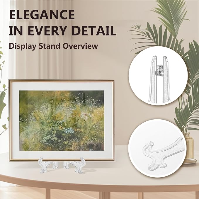 Artliving 12 Inch Plastic Display Stand, Displays Picture Frames, Tablets and - Image 4