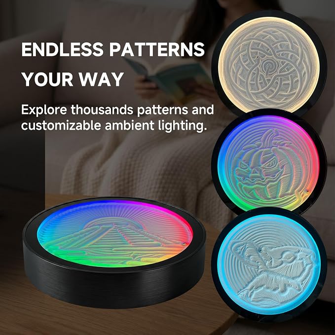 Moving Sand Art – App-Controlled Kinetic Device Zen Garden Automatic Sandscape - Image 4