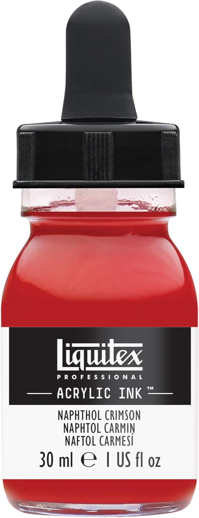 Liquitex Professional Acrylic Ink, 1-oz Jar, Naphthol Crimson by Liquitex
