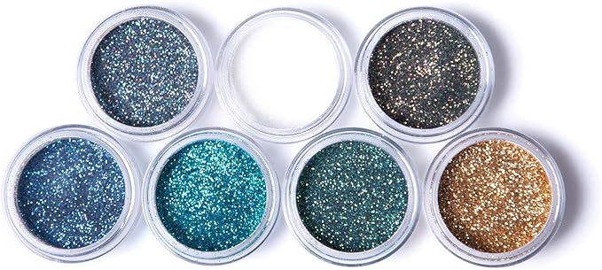 12 Pack 1 oz Plastic Container Jars with Lids Round Clear Travel Cosmetic Container Jars for Toiletries, Lotion, Cream, Ointments, Makeup, Rhinestone, Samples, Kitchen Storage (Clear)