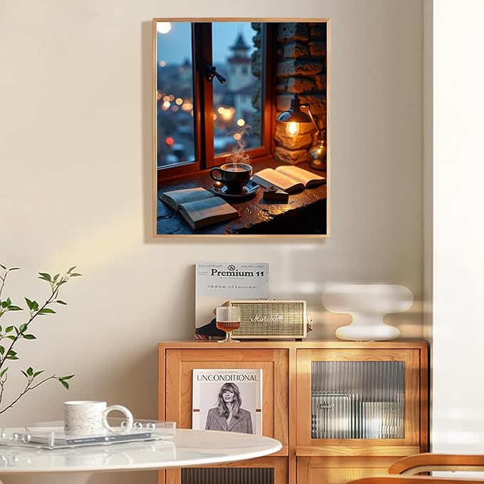 Fountor Window View Paint by Numbers Kit - Image 2