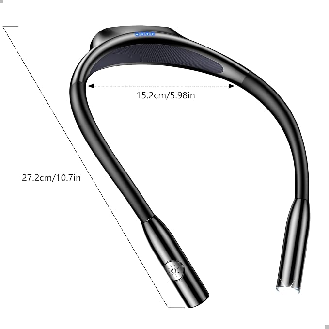 Gritin Book Light, Eye Caring 3 Colors & Dimmable Brightness Reading Light | - Image 8