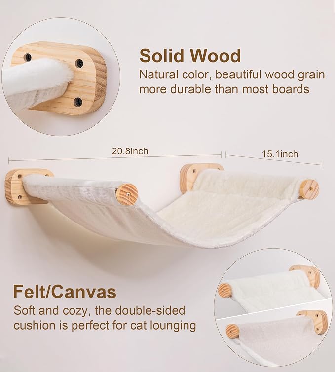 Cat Wall Shelves Set of 4, - Image 5