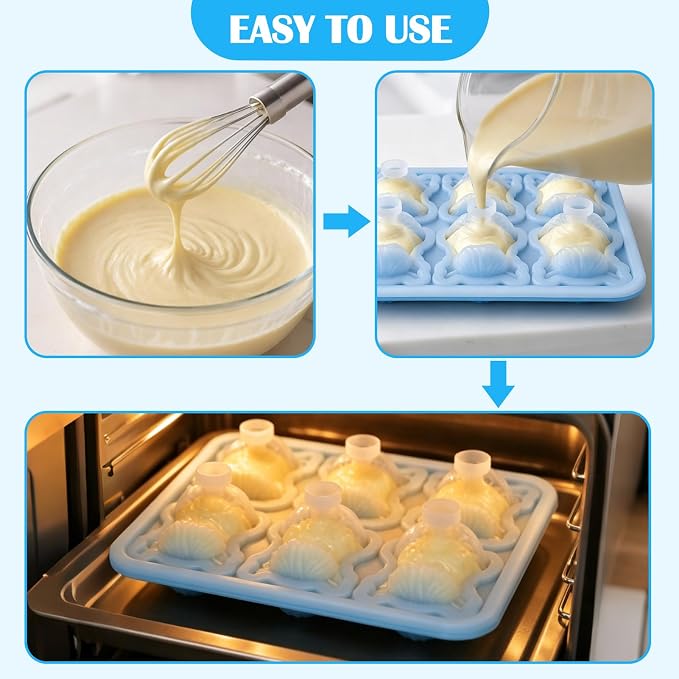 Palksky Highland Cow Silicone Mold, 6 Cavity 3D Cute Cow Chocolate Candy Mold - Image 7