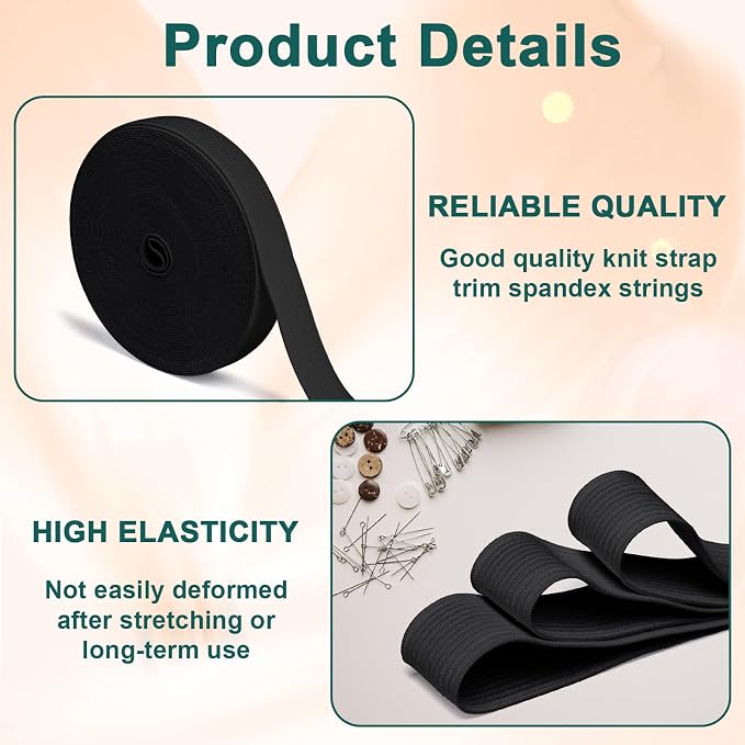 Airisoer 3/4 Inch Inch Elastic Band - Image 3