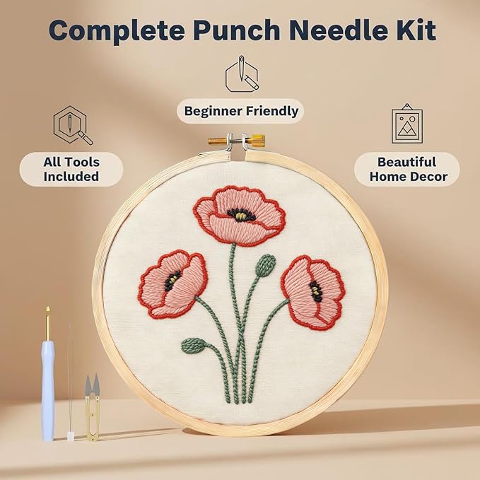 Punch Needle Kits For Adults Beginner, Punch Needle Starter Kit Easy, - Image 2