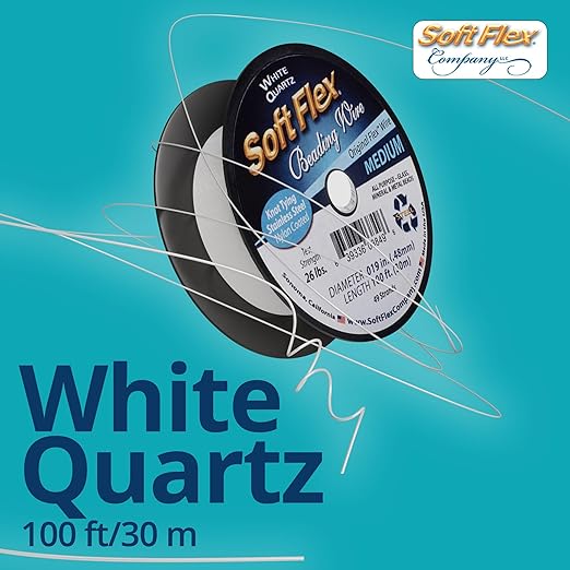 Soft Flex 49 Strand Beading Wire - Medium 0.19 Diameter - 100 Feet Nylon Design Wire