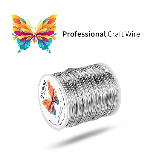 18 Gauge(1.0mm) Aluminum Wire 328 Feet(100M) KSVZS Bendable Metal Wire for Crafts, Sculpting, Armature, Jewelry Making【3-in-1】+18Gauge(1.0mm) 32.8Ft(10M)+1 Pliers(Silver)…