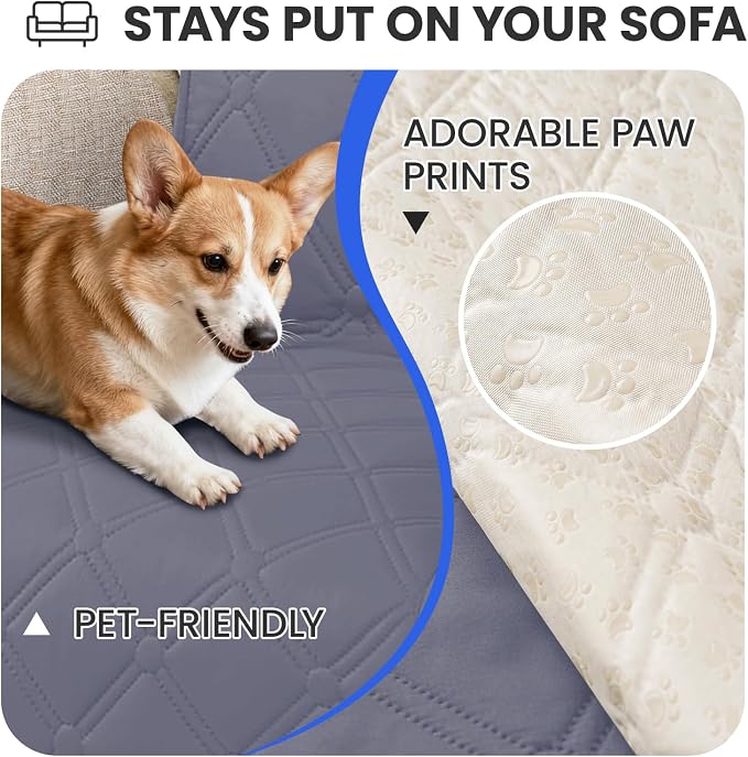 Waterproof Dog Bed Cover Pet Blanket, Soft Couch Cover - Image 3