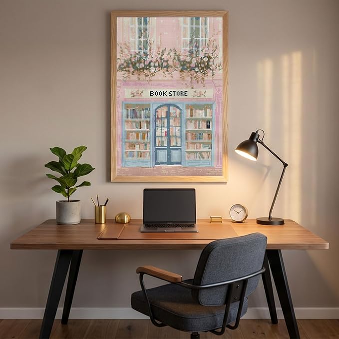 Book Store Cross Stitch Kits, Embroidery Starter Kit - Image 5