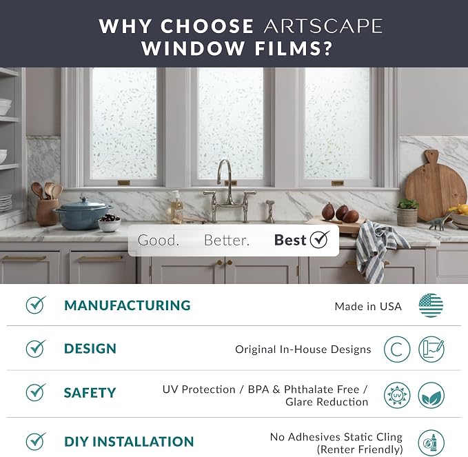 Begonia Window Privacy Film by Artscape - Image 12