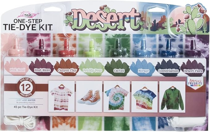 Tulip One-Step Tie-Dye Kit Desert Set, Easy by Tulip