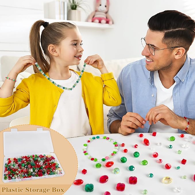 Christmas Glass Beads for Jewelry Making - Image 8