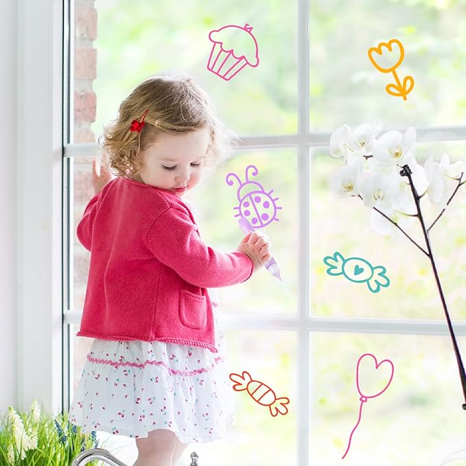 Motipuns 48 Pcs 96 Pcs Suncatcher Paint Pens - Image 4