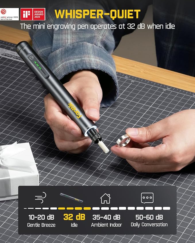 Fanttik F2 Master Mini Cordless Rotary Tool Kit, NeoPulse Motor, 5 Speed - Image 5