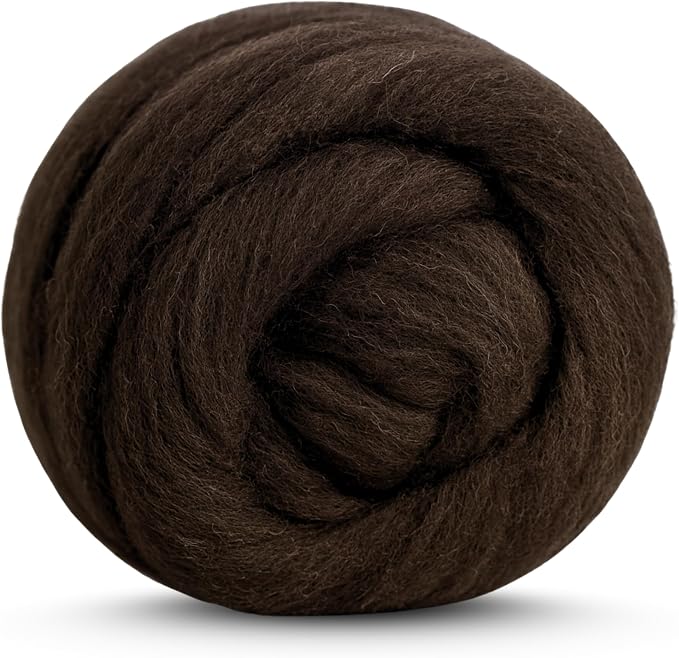 Revolution Fibers Corriedale Wool Roving 1 lb by RevolutionFibers