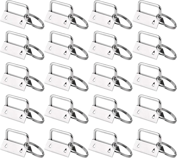 HRLORKC 50 Sets Key Fob Hardware Key Fob Keychain Wristlet by HRLORKC