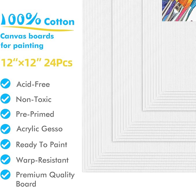 Gotideal Canvas for Painting, Pour Art Supplies - Image 2