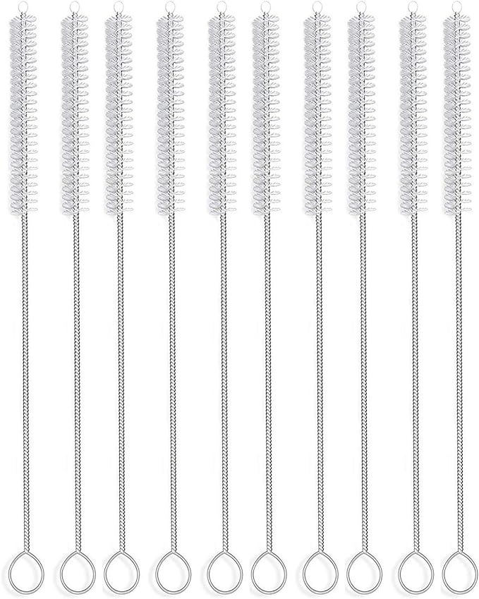 Long Straw Brush Cleaner, Flexible Nylon Tube Cleaning Brushes by DESIN