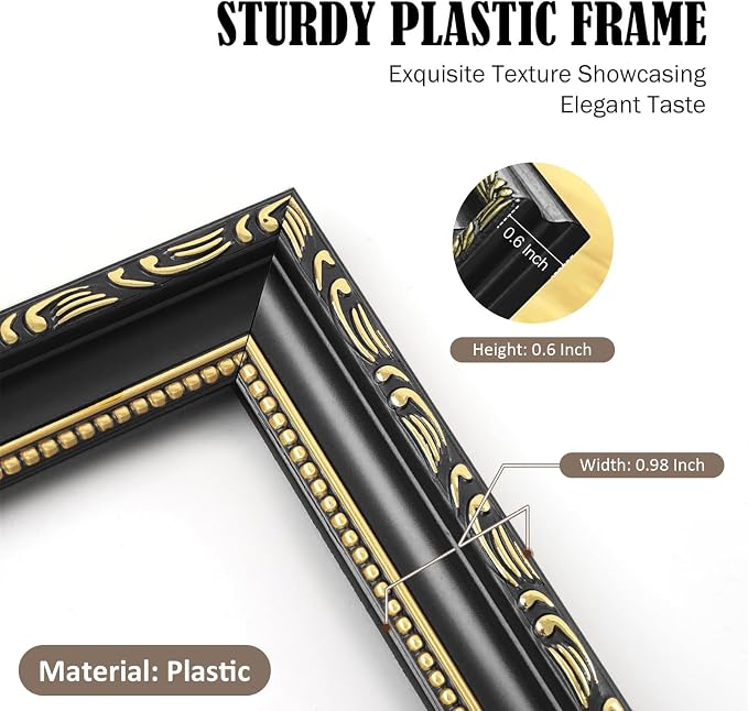 4×6 Picture Frame Gold - Image 4