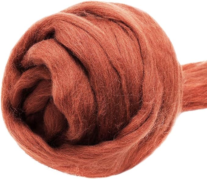 3.53oz Needle Felting Wool Roving Wool by Jupean