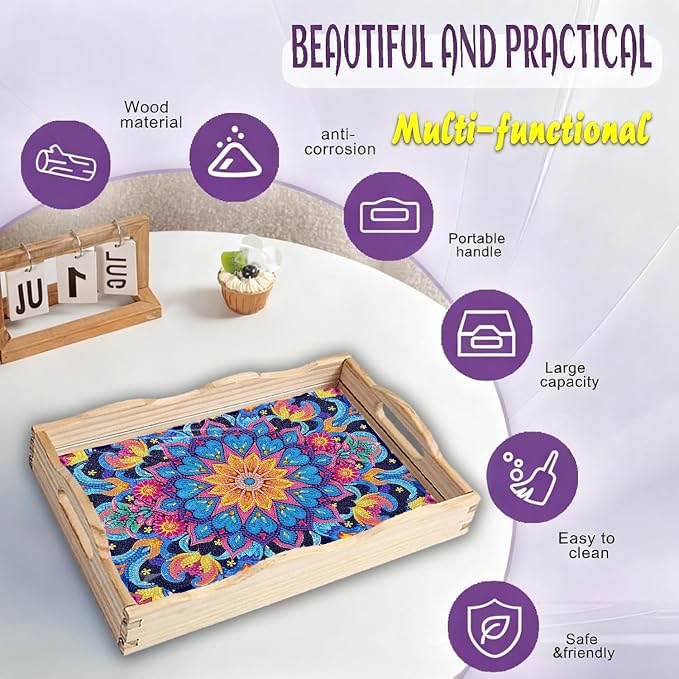 EWJRNSF 5D Diamond Painting Mandala Diamond Art Kits - Image 4