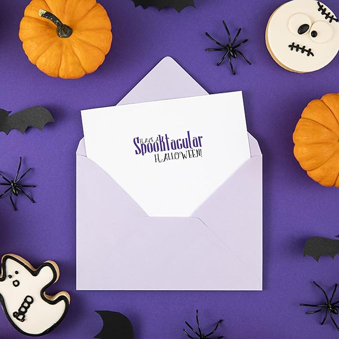Halloween Words Clear Stamps for Card Making anding Halloween Alphabet Skulls Tombstones Bats Clear Stamps for Card Making Scrapbooking Crafting for DIY Paper Crafts Decoration