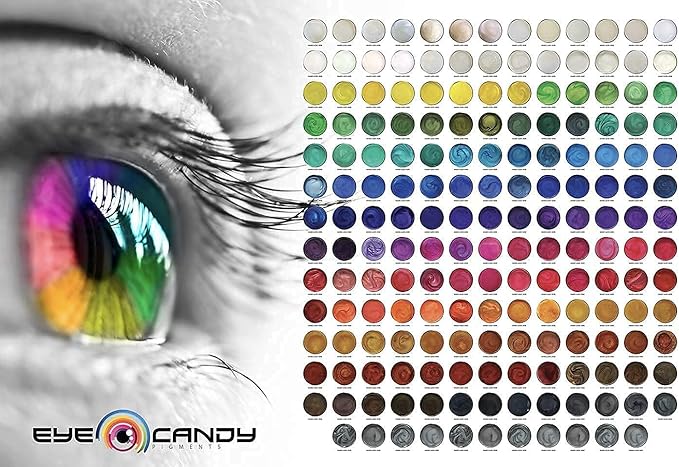 Eye Candy Pigments Premium Grey Mica Powder - Fossil Grey (25gr) - for Epoxy, Resin, Soap, Paint, Woodworking, Acrylic Pouring, Bath Bombs, Fishing Lures - DIY Arts and Crafts Additive