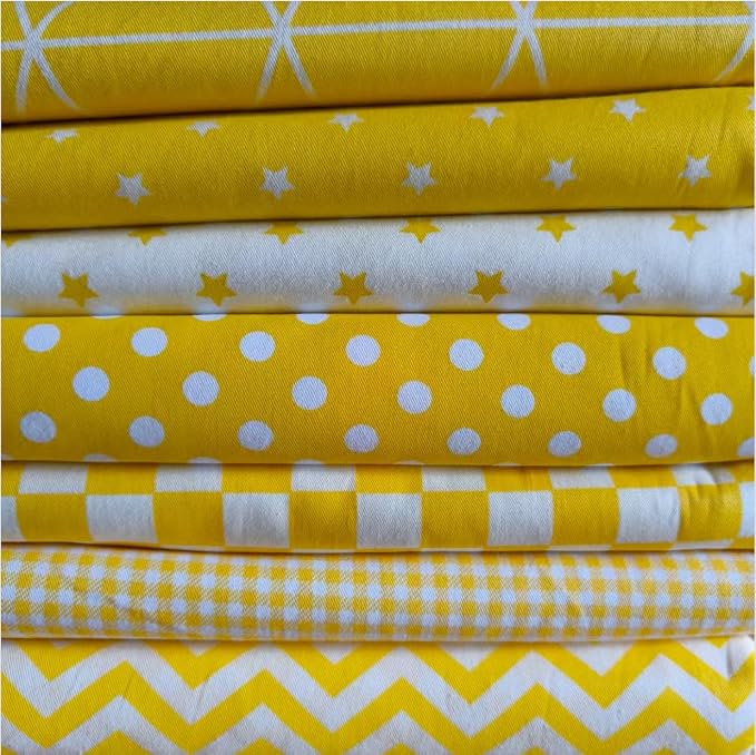 Cotton Fabric DIY Making Supplies Quilting Patchwork Fabric Fat Quarter Bundles by Antetek