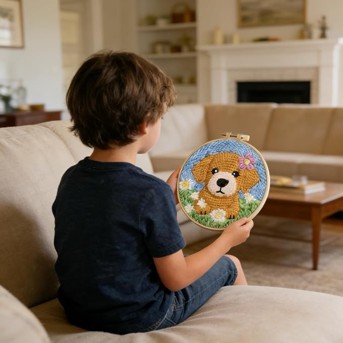 YOYLEAYOY Punch Needle Kit for Beginners, Punch Needle and Instructions - Image 7