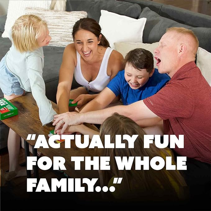 QUOKKA Family Food Games for Kids and Adults - Fast & Fun Slap Card Game for 2-6 Players Easy to Learn - Hilarious Brain-Blending Board Games for Family Night Ages 8+