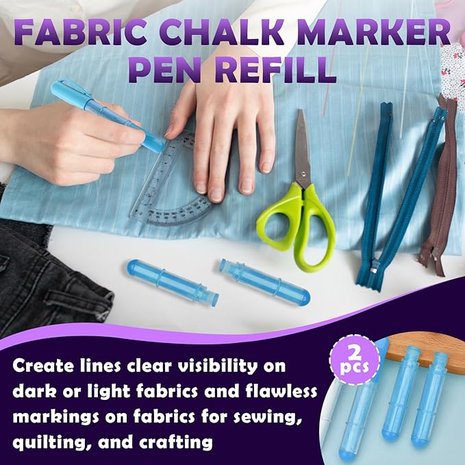 2PCS Sewing Chalk Refill - Blue