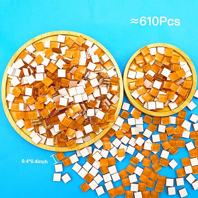 500G/ 1.1LB Bulk Crystal Mosaic Tiles - Image 3