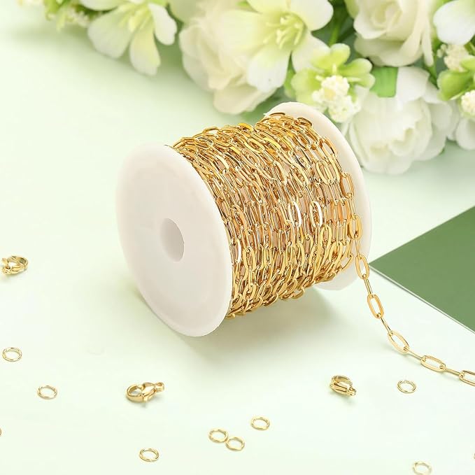 SMYHTGLIF 5 Meters Gold Stainless Steel Chain - Image 3