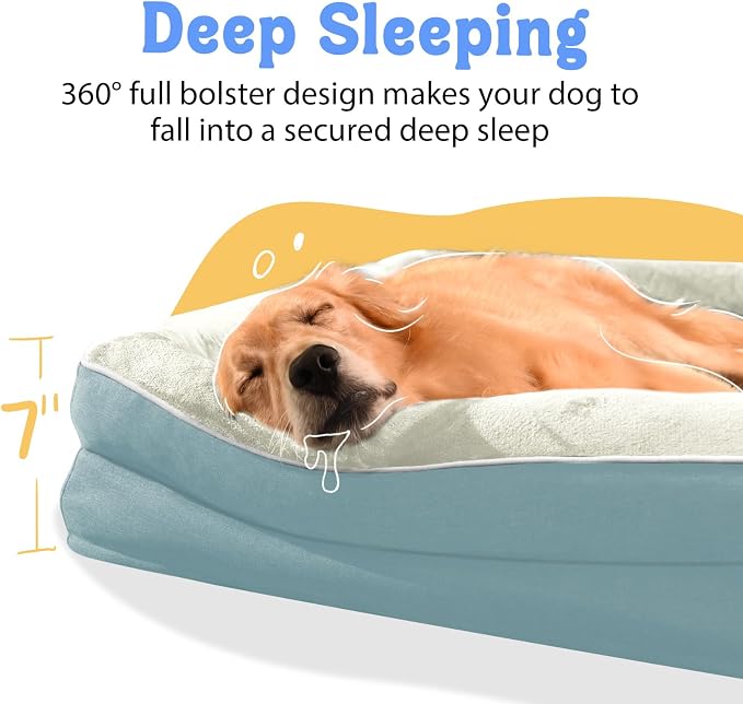 Washable Orthopedic Large Dog Bed - Image 3