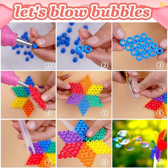 IOOLEEM Pony Beads, Beads for Jewelry Making, Beading Supplies, Arts & Crafts - Image 4