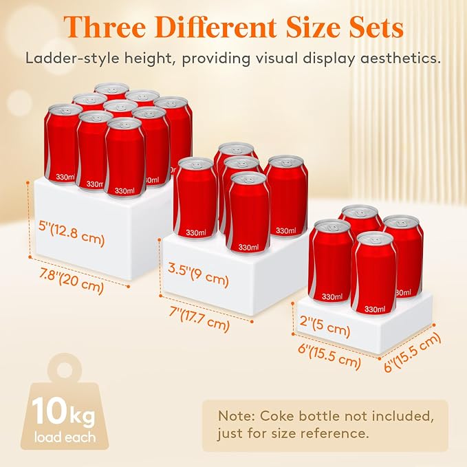 Lifewit Plastic Buffet Risers, Food Stand - Image 2