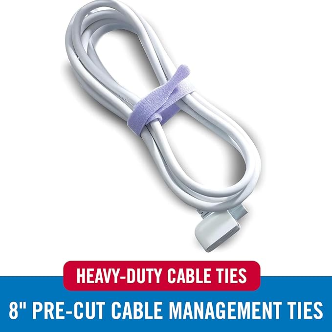 VELCRO Brand ONE-WRAP Cable Ties | 60Pk | 8 x 1/2" Straps - Image 6