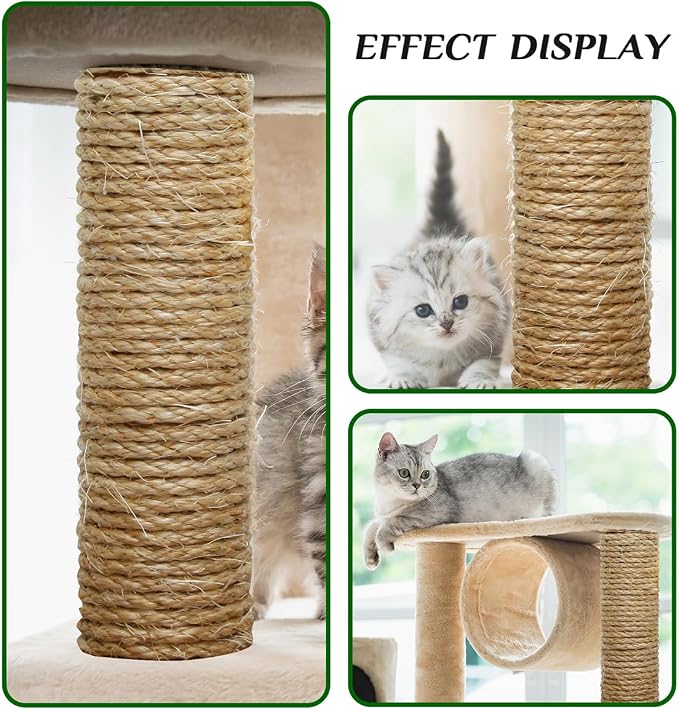Cat Natural Sisal Rope 1/4 Inch 6mm 98-Feet - Image 5
