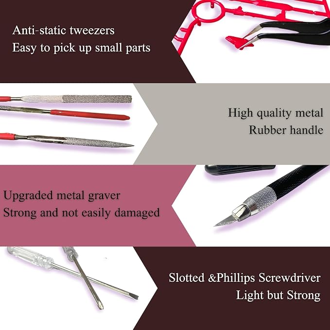 Gundam Model Tool Kit, Modeler Basic Tools Craft Set - Image 4
