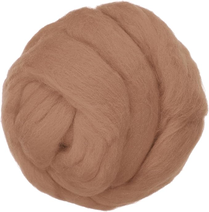 PATIKIL Wool Roving Yarn, 150G/5.3OZ Soft Felting Wool Pure Chunky Roving Yarn by PATIKIL