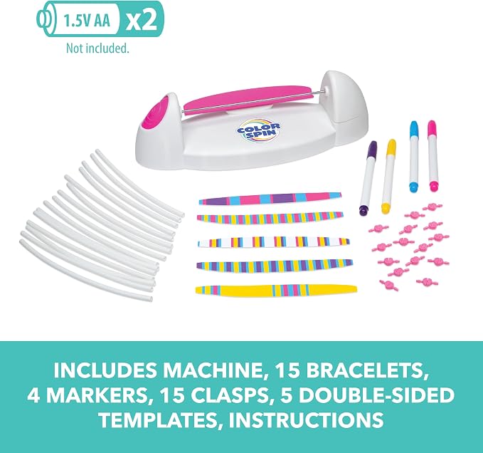 Colorspin Electric Friendship Bracelet Maker Kit - Image 2