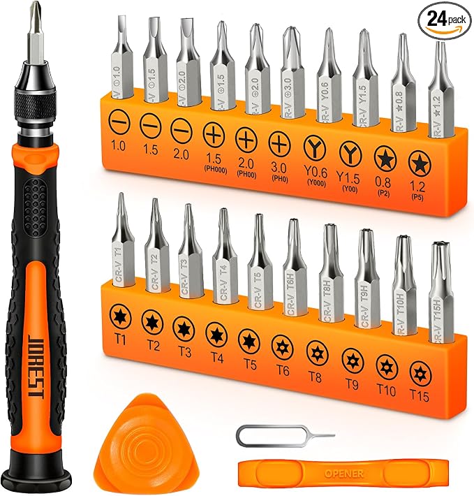JOREST 24Pcs Small Precision Screwdriver Set by Jorest