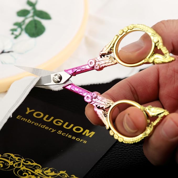 YOUGUOM Sewing Embroidery Scissors – Small Precision Detail Scissor - Image 8