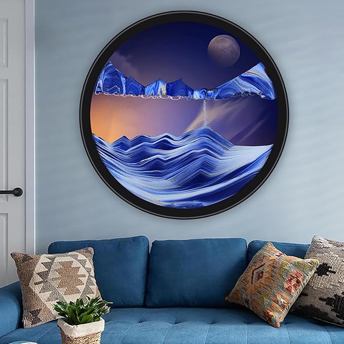 PROEATS Moving Sand Art, Wall Art Deep Sea Sandscape Room Decoration, by PROEATS