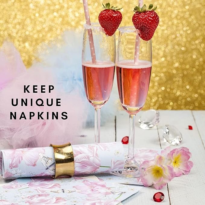 20-ct 13x13 Christmas Paper Decoupage Napkins, 3-Ply Servilletas Tissue Napkin for Dinner and Parties, Disposable Napkins (Santa Merry Xmas)