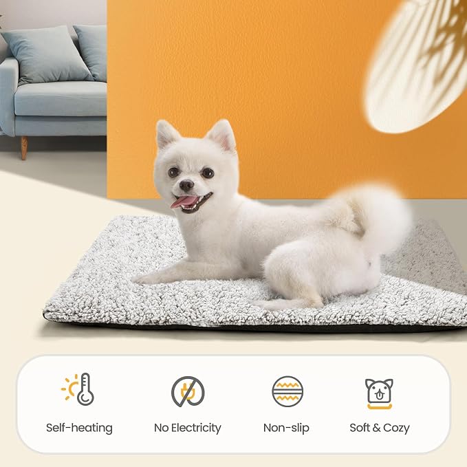 Self Warming Cat Bed Self Heating Cat Dog Mat 24 x 18 inch Extra Warm Thermal - Image 4