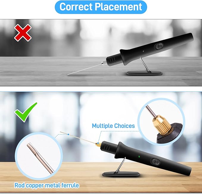 Foam Cutter, 10CM Styrofoam Cutter pen with Power Light, 100-240v / 15w Foam Cutter Electric Styrofoam Cutting Tool for Handcraft